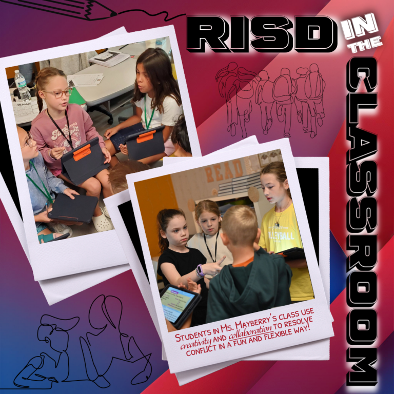 Conflict? No problem! When students in Ms. Mayberry's class reached an impasse, they tapped into their acquired skills—using creativity, communication, and problem-solving to settle the debate with rock, paper, scissors. RISD's Graduate Profile and Learner Growth Experience Framework in action at Brentfield Elementary! #RISDInTheClassroom