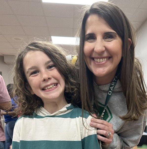 4th Grader Lucas and Principal Pernici