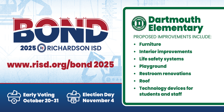 Richardson ISD Bond 2025 Dartmouth Elementary PROPOSED IMPROVEMENTS INCLUDE: