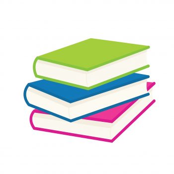 Stack of books clipart