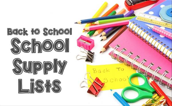 FRE School Supply List Image