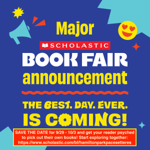 Book Fair is Coming September 29 - October 3
