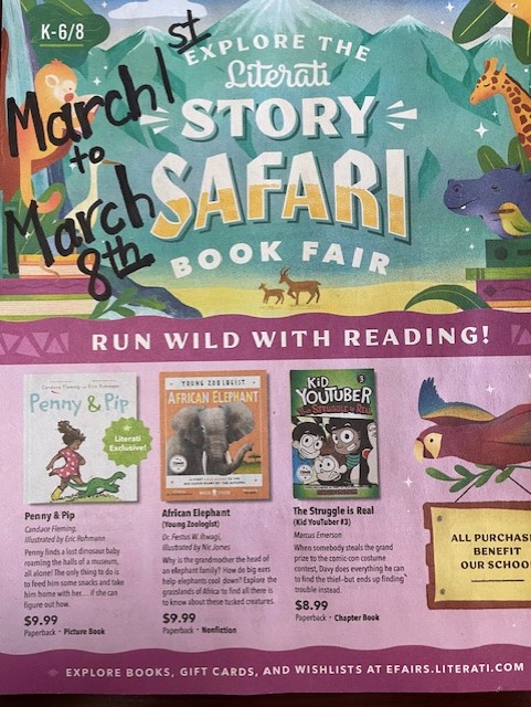 Literati Bookfair Flyer:Story Safari Theme
