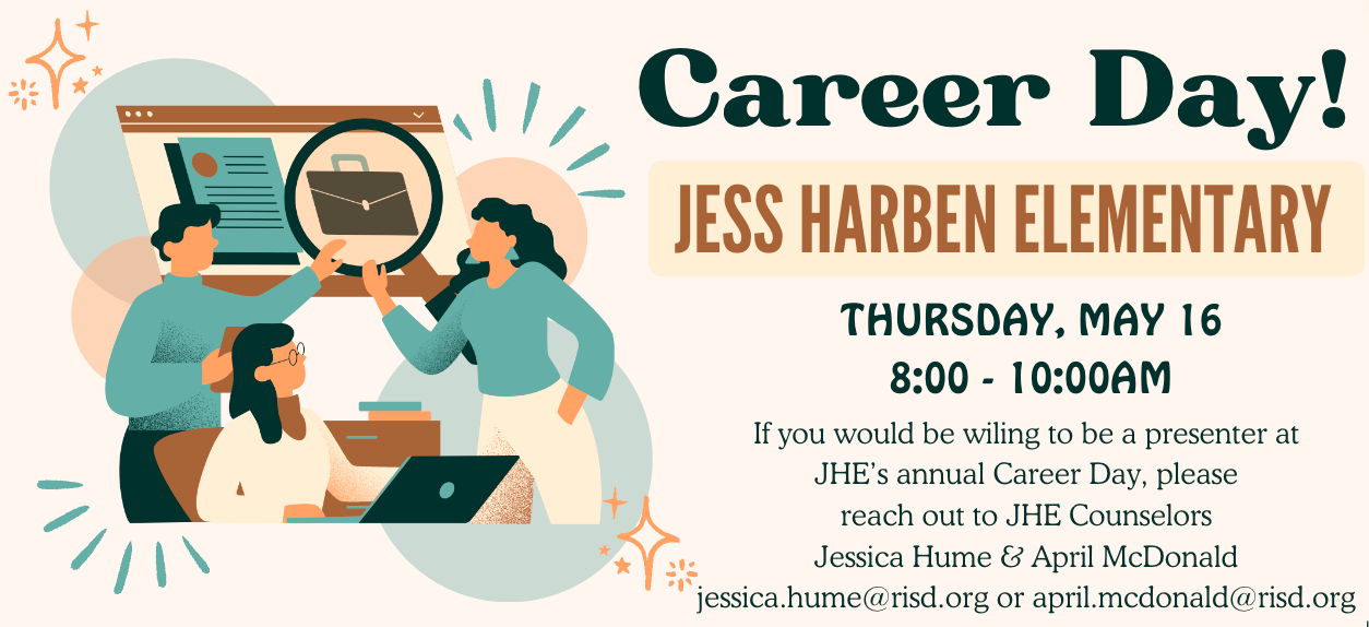 Jess Harben Career Day Flyer