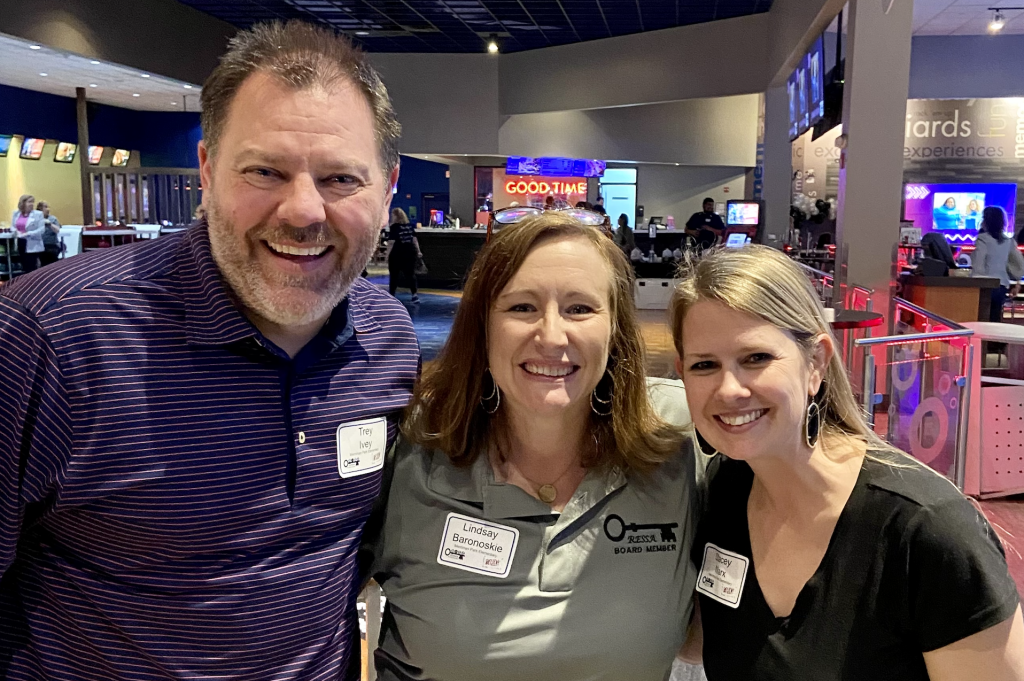 Dr. Ivey, Lindsay Baronoskie and Stacey Marx