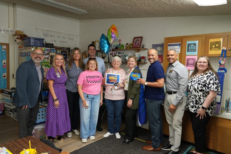Photo of a super teacher