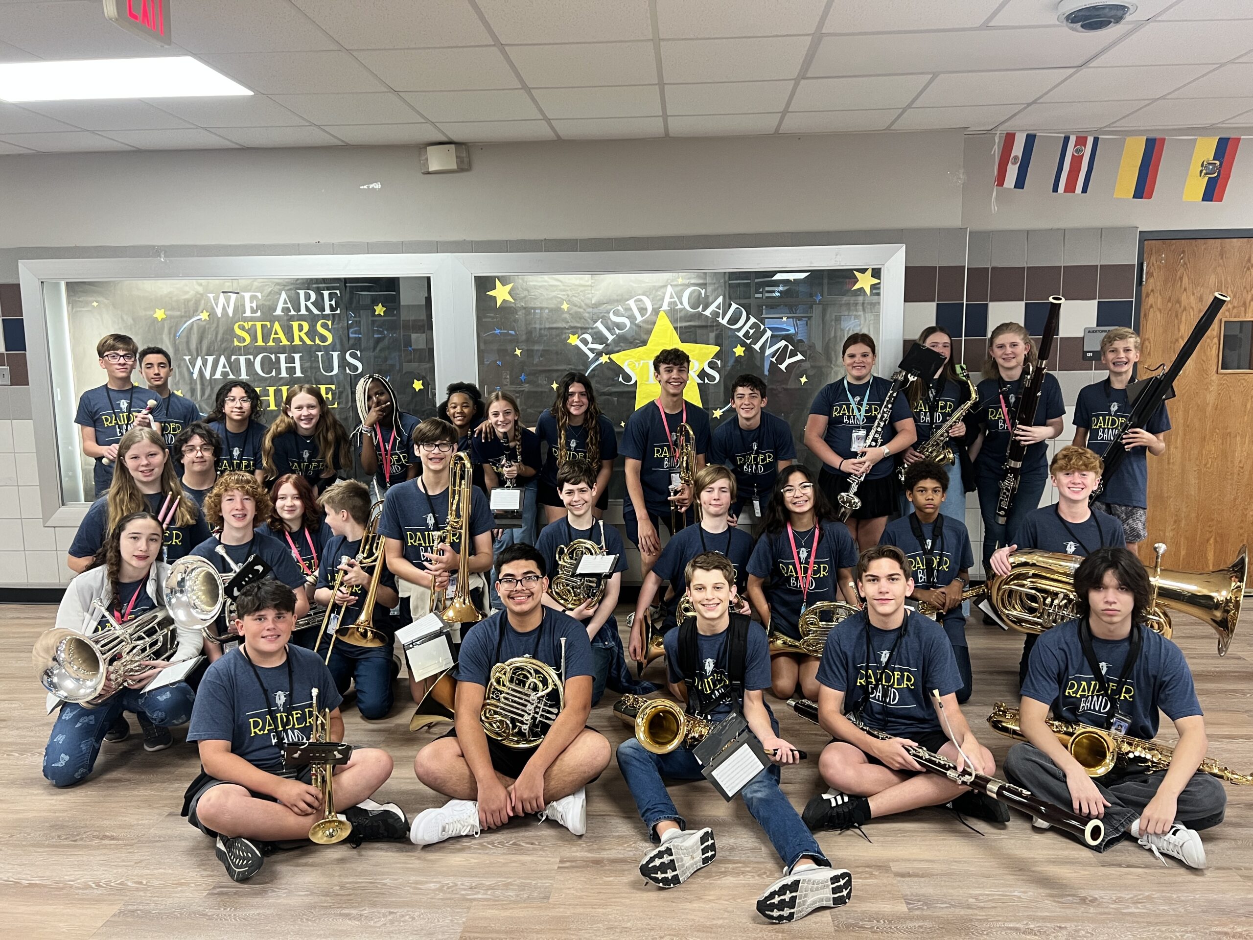 Band performs at RISD Academy during Red Ribbon Week.