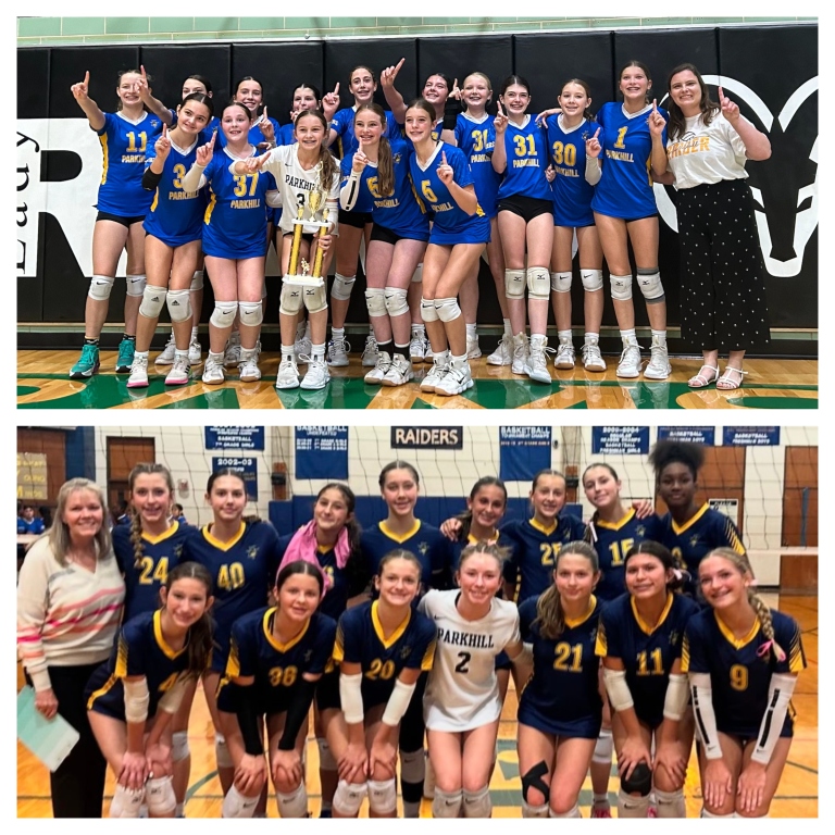 Parkhill 7th Grade and 8th Grade Volleyball Championship Games