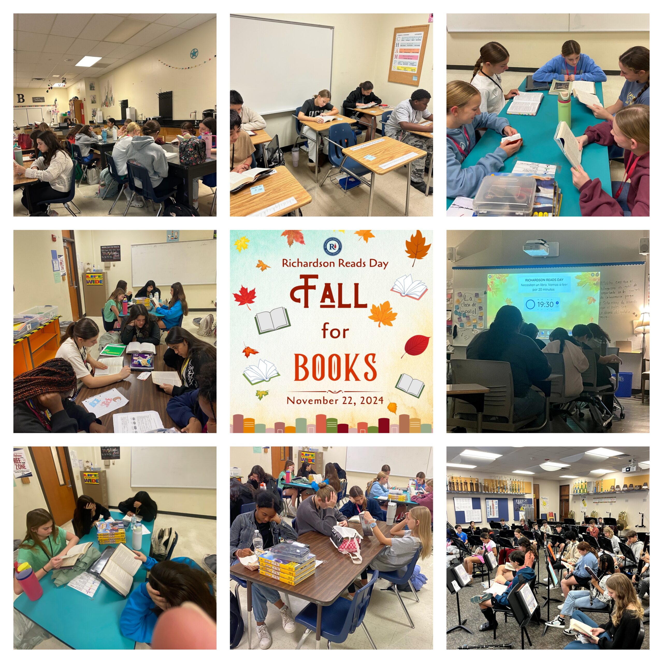 Richardson Reads Day Fall for Books November 22, 2024