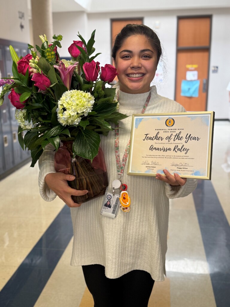 Teacher of the Year, Amarissa Raley!