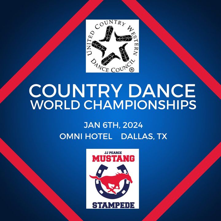 Mustang Stampede to perform at Country Dance World Championships Jan 6th, 2024 Omni Hotel Dallas, Texas