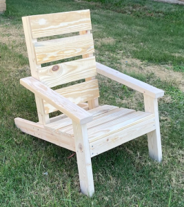 Unfinished Toddle Double Chair
