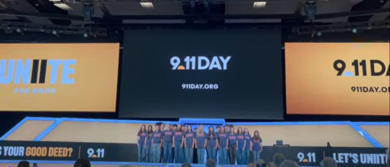 Forte Choir at 9.11 Service Day