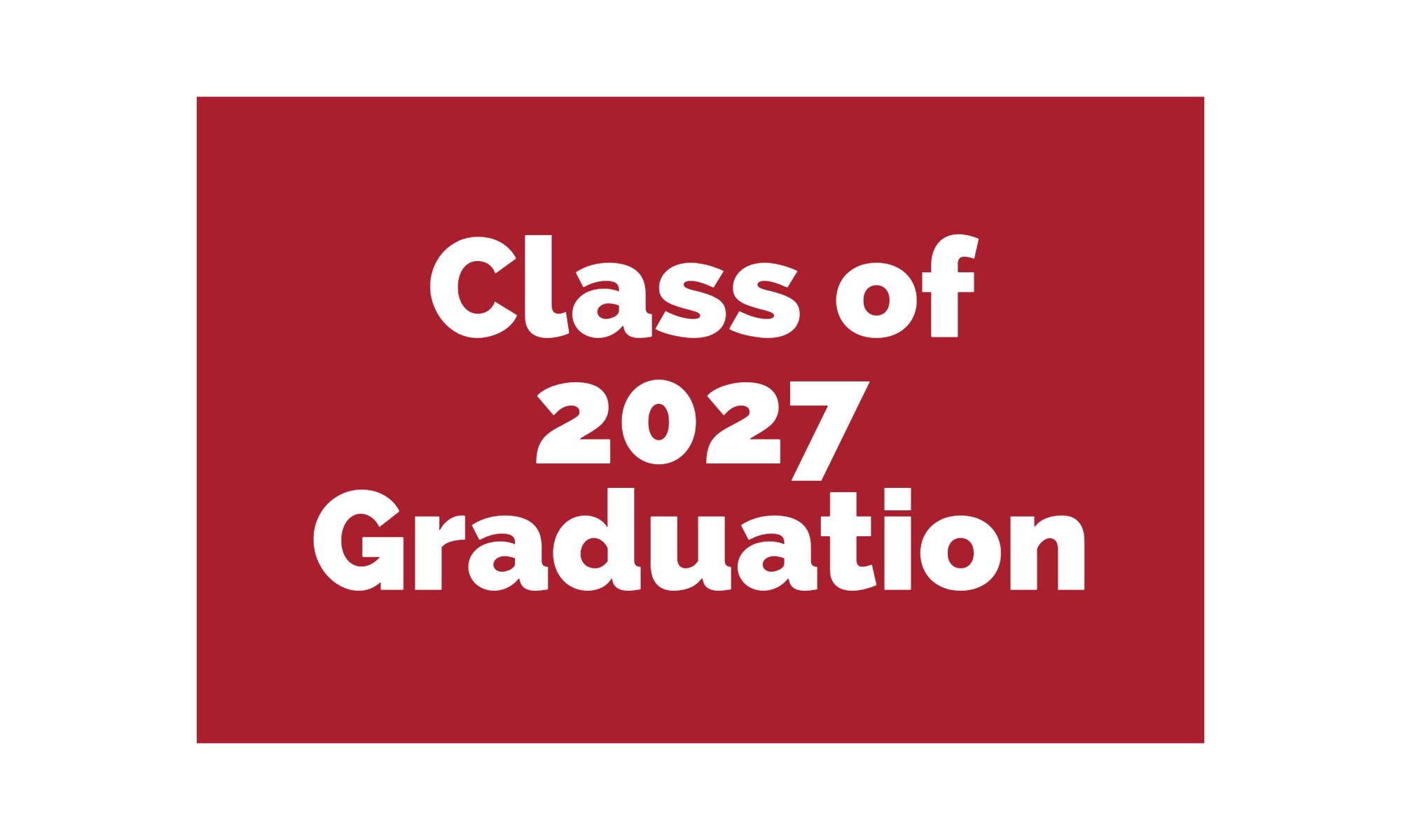 Class of 2027 Graduation