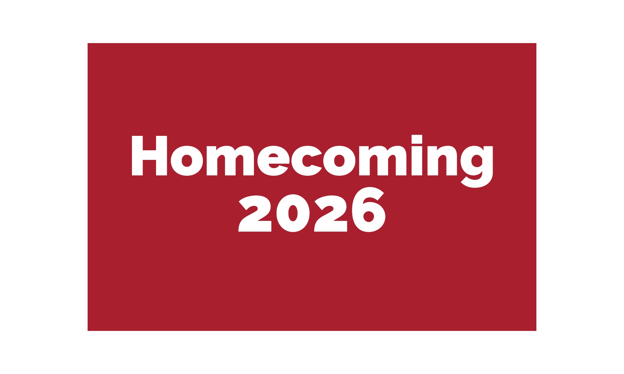 Homecoming 2026