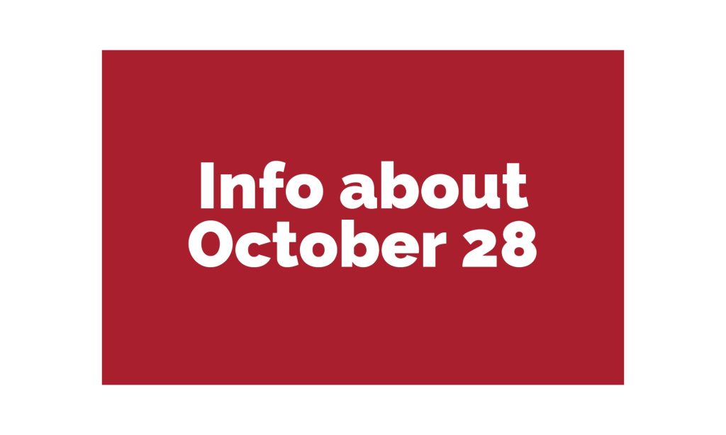 Info about October 28