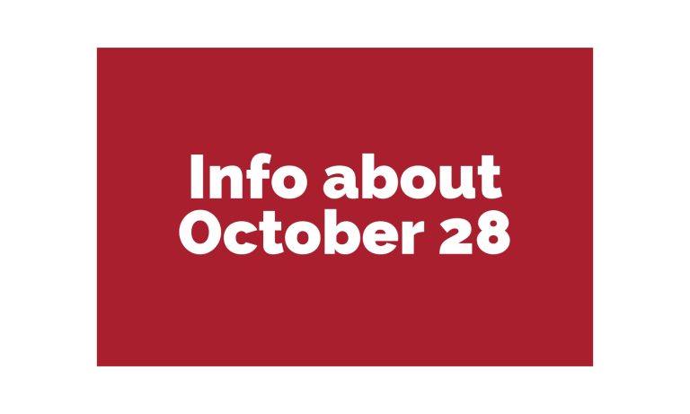 Info about October 28