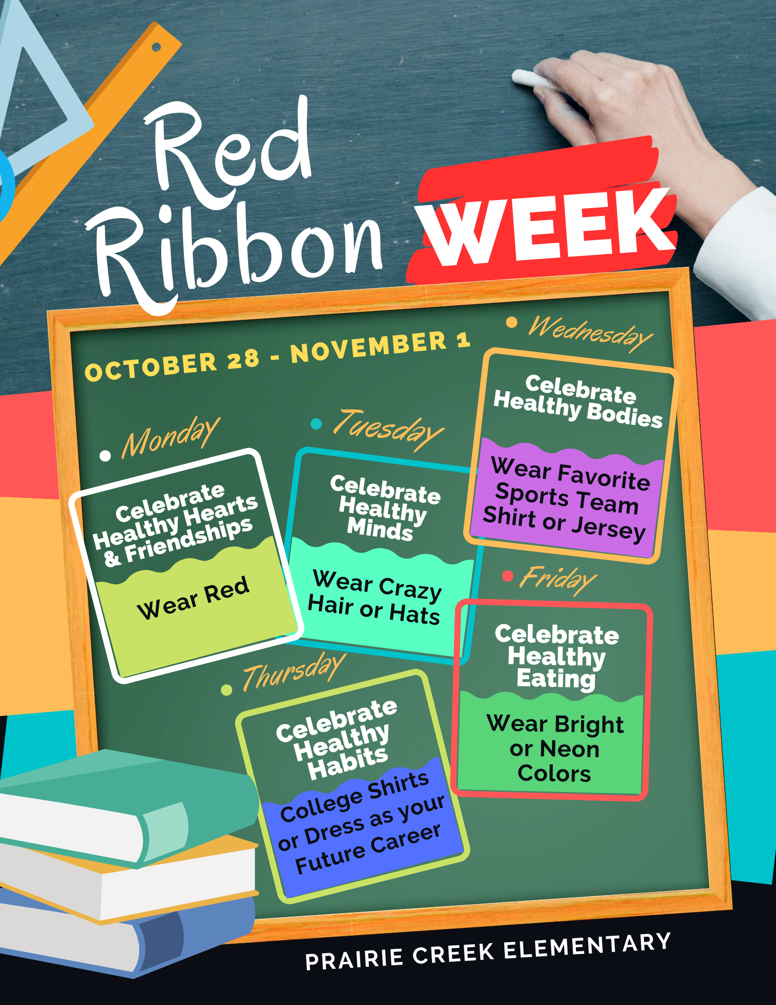 Red Ribbon Week Graphic. Text in post.