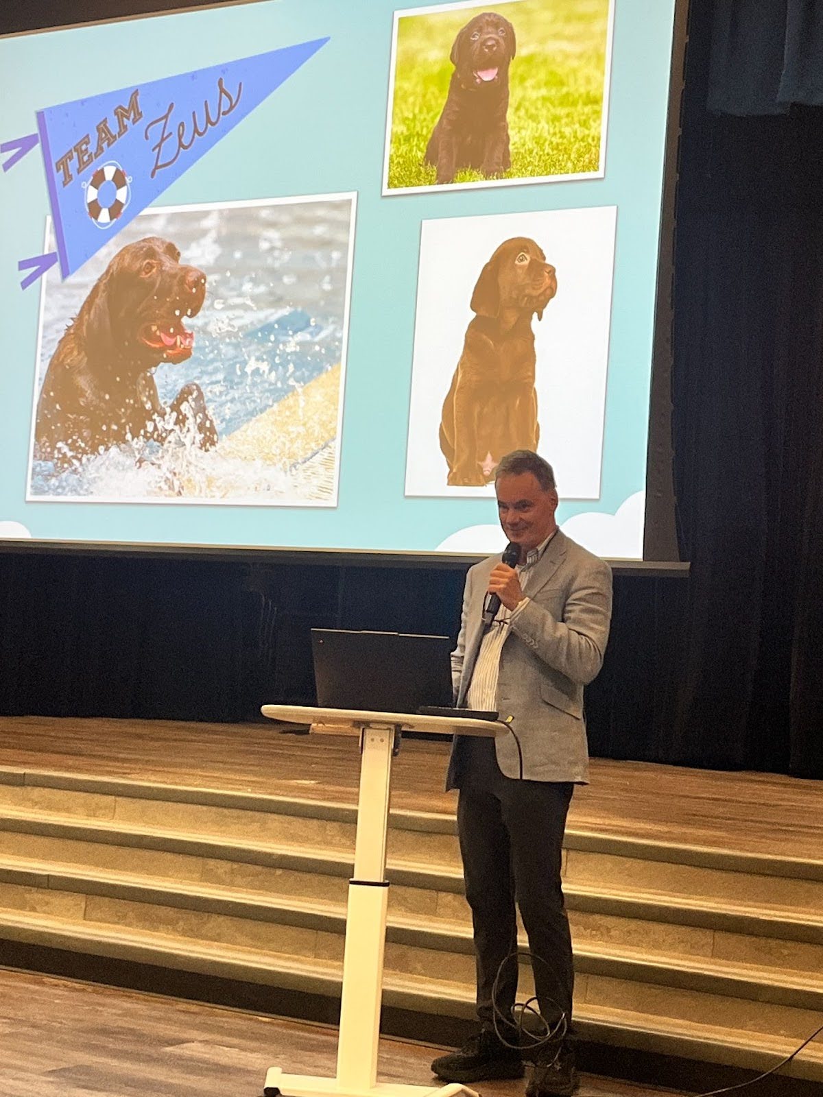 Author, Bruce Cameron, visits PCE