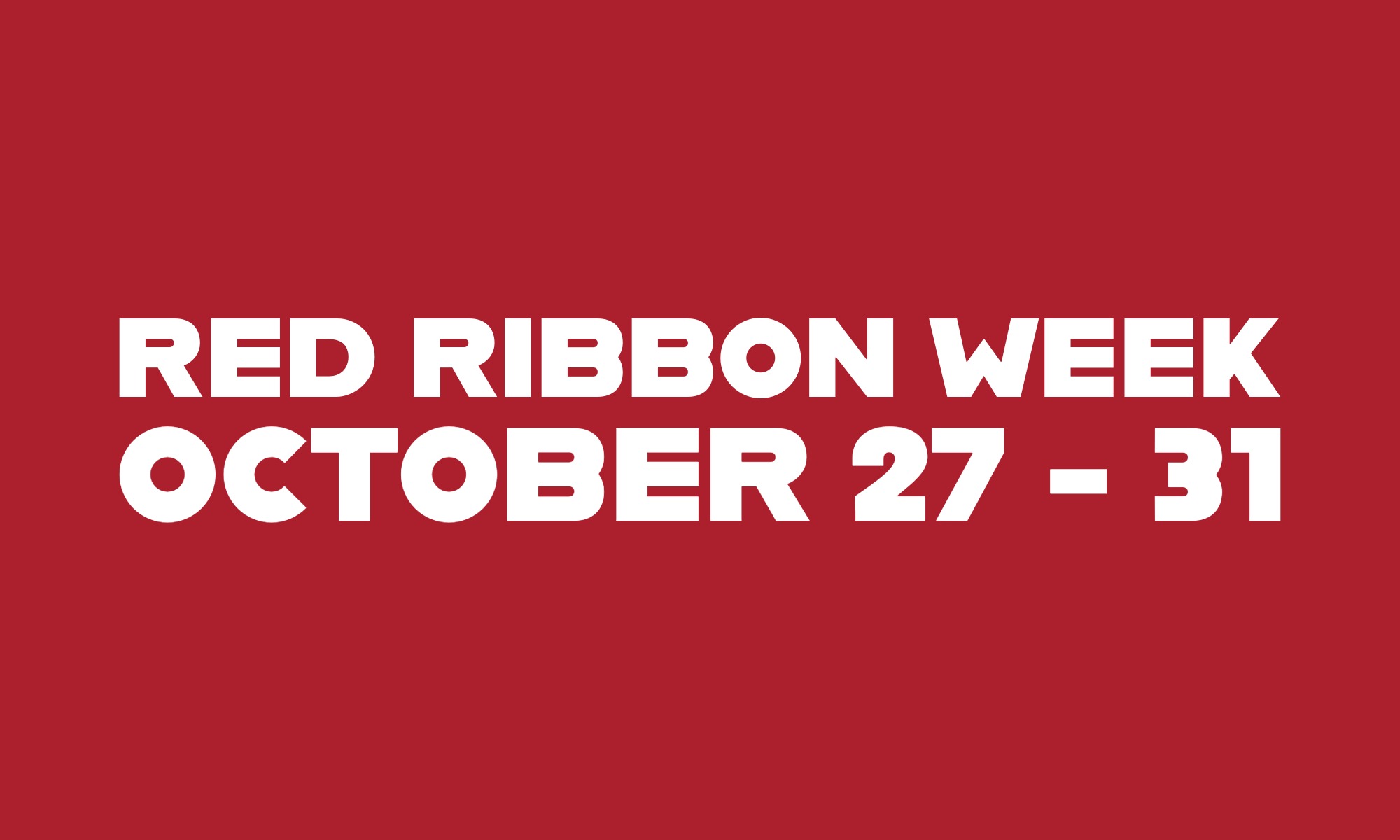 Red Ribbon Week Featured Image