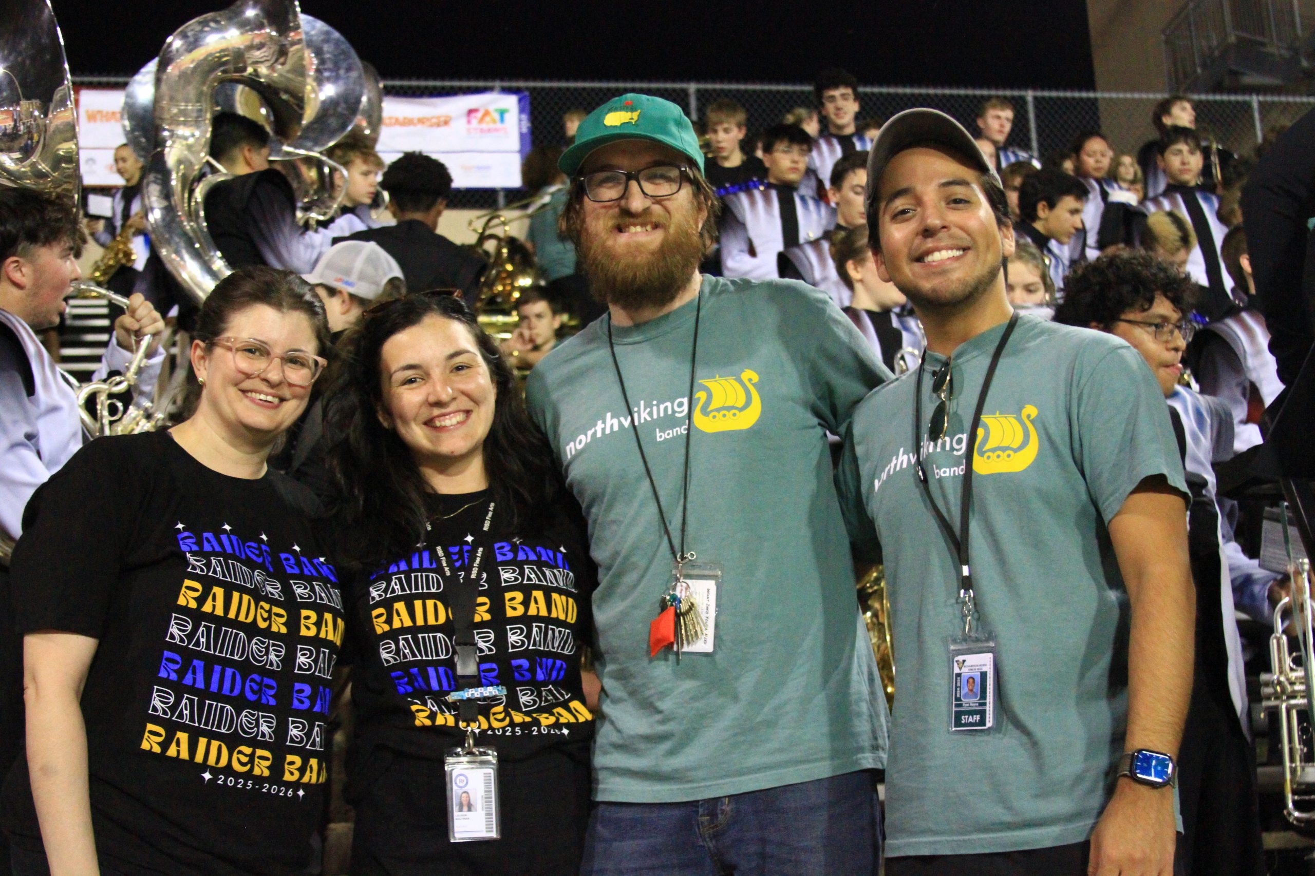 RNJH and PHJ Band Directors at Pearce Junior High Night