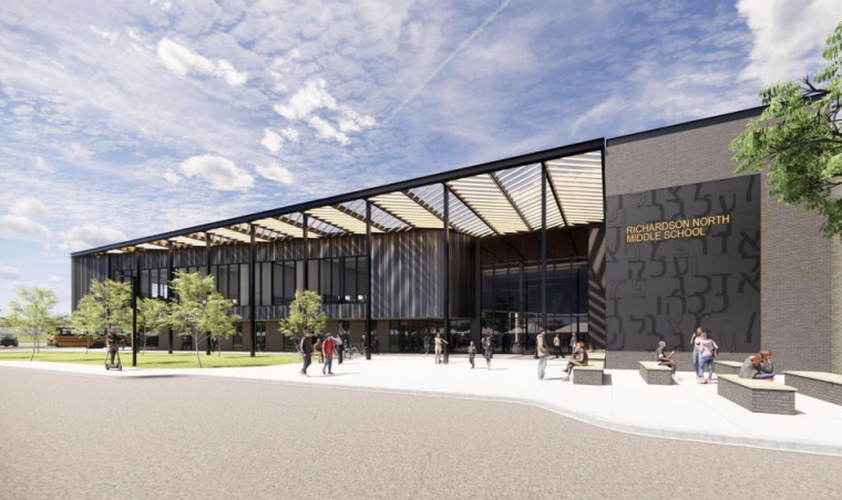 Mockup of future North MS exterior