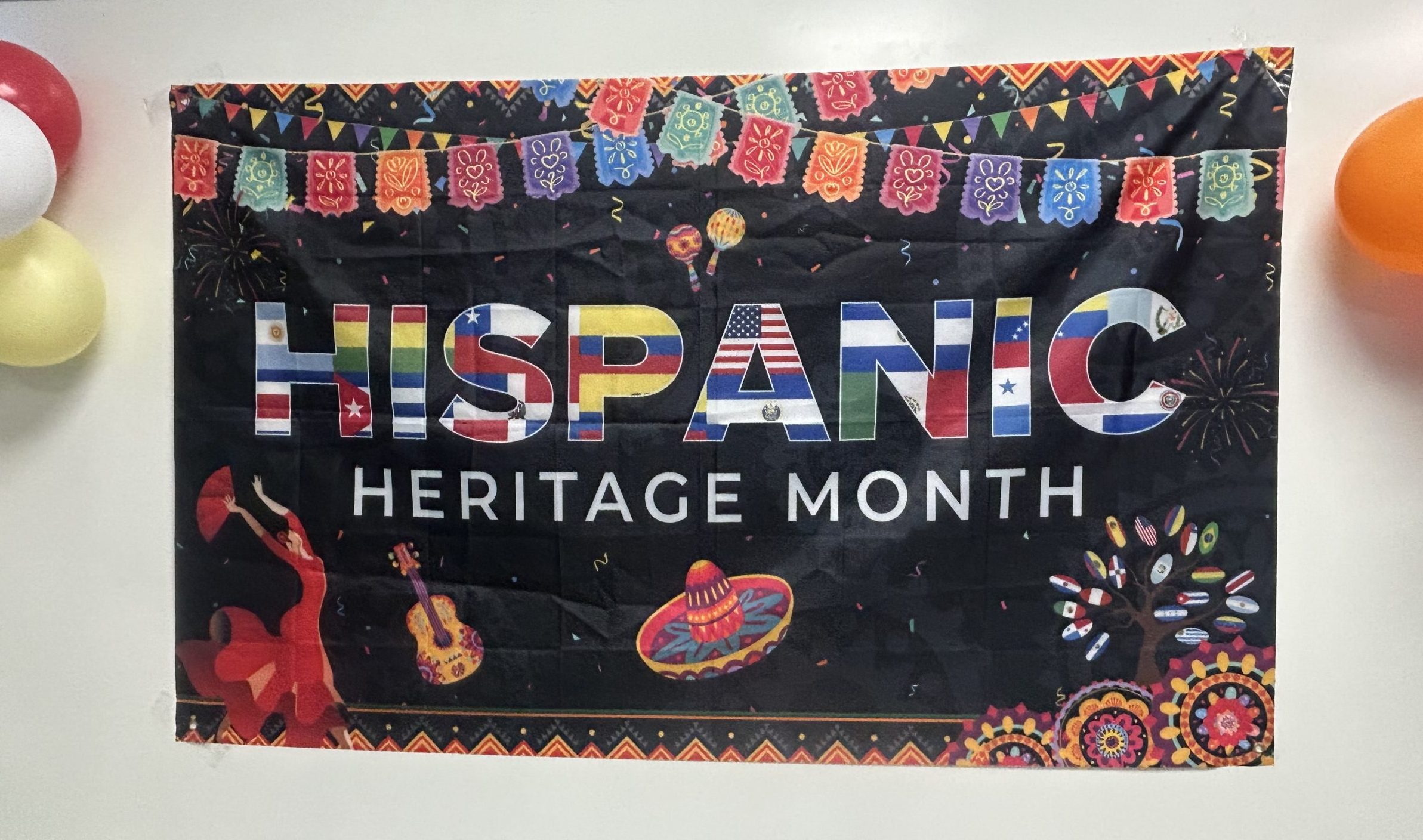 Hispanic Heritage Month Signage.