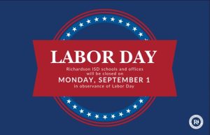 Labor Day. Text in story.