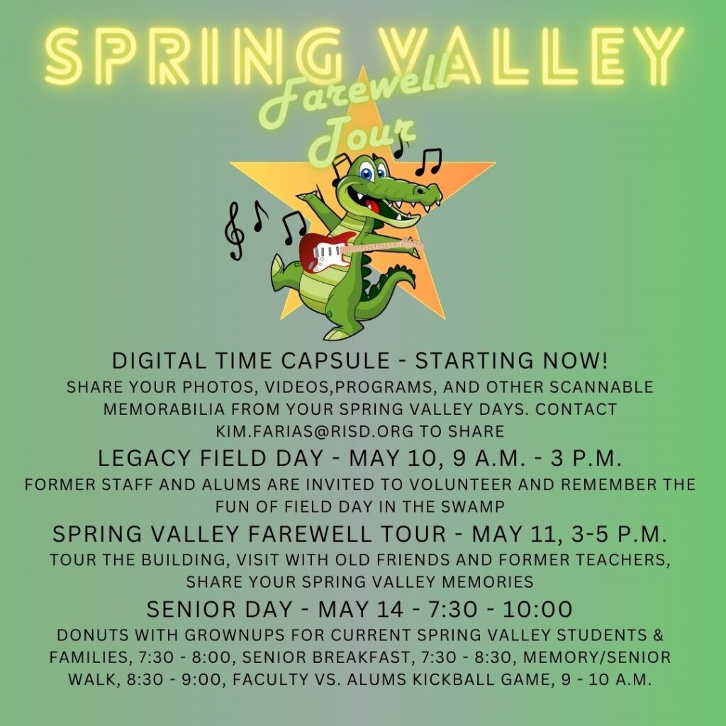 Spring Valley Flyer. All text in post.