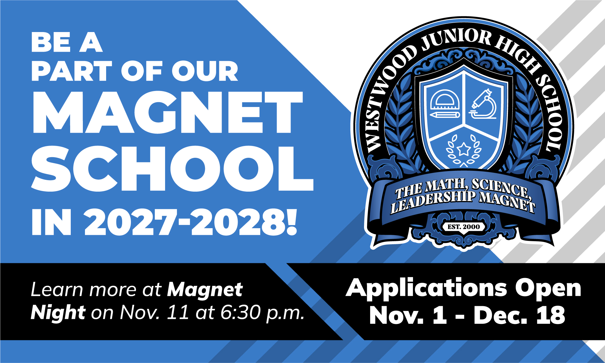WWJH Applications Open Nov. 1 - Dec. 18
