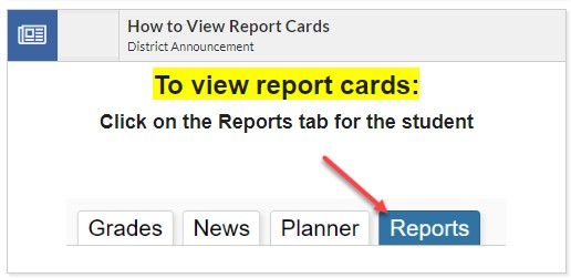 how to view report cards