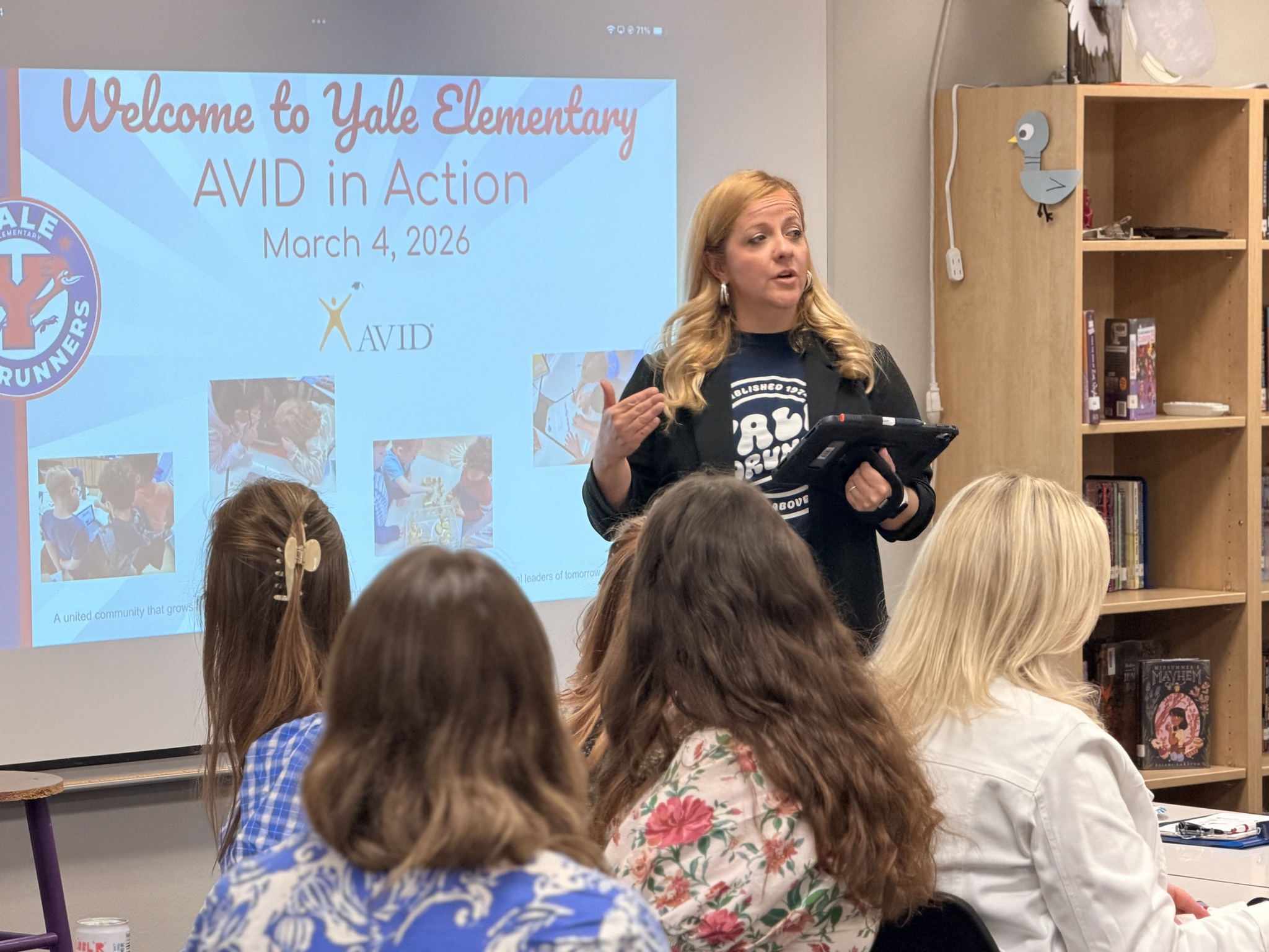 Yale Elementary Showcases AVID Excellence During District-Wide Site Walk