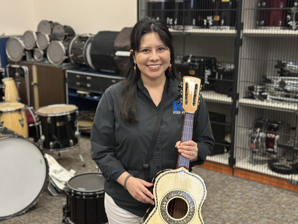 Mariachi Teacher in classroom