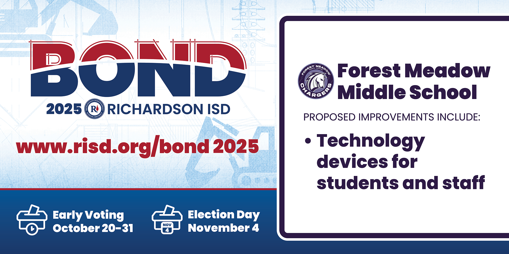 Richardson ISD Bond 2025 Forest Meadow Middle School PROPOSED IMPROVEMENTS INCLUDE: