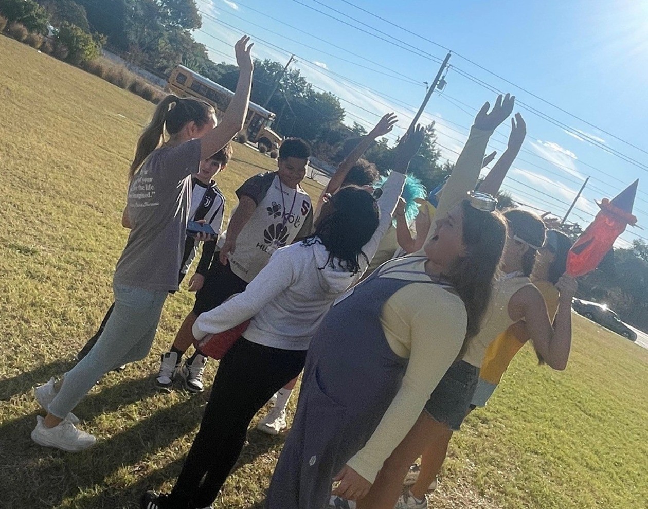 Students collaborate to launch rockets