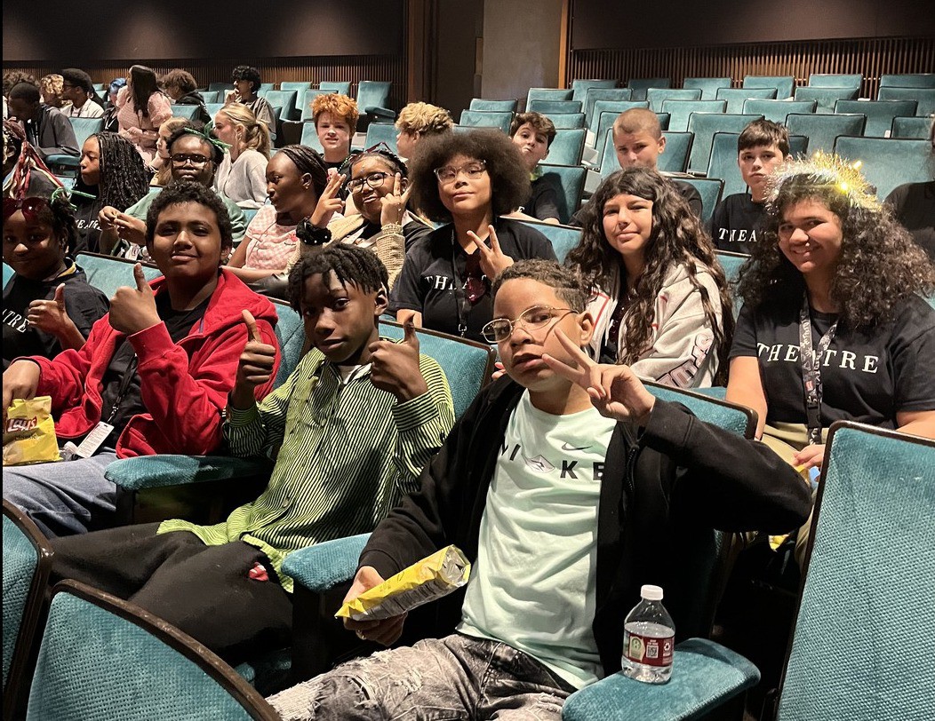 Theatre Students at Broadway Dallas!