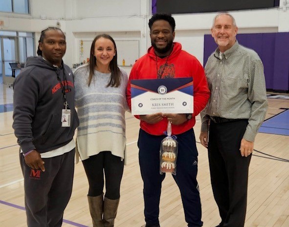 Coach Smith Awarded Coach of the Month December