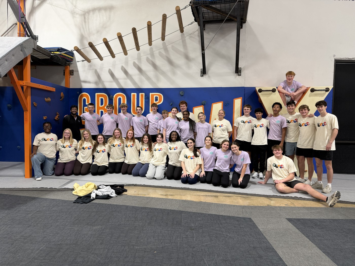 Group of students together on Collaboration Day.