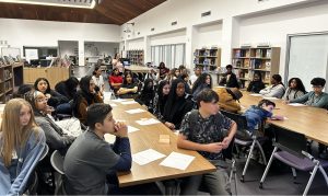 Students in the health science pathway prepare for high school!