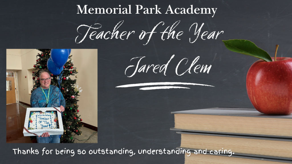Teacher of the Year Clem
